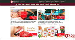 Desktop Screenshot of kumi.lv